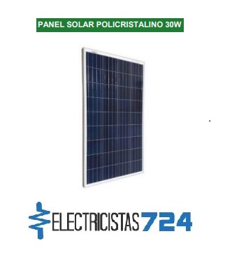 El Panel Solar Policristalino 30W es una soluciÃ³n compacta y eficiente para aprovechar la energÃ­a solar en aplicaciones de baja potencia. Con una capacidad estimada de 30 vatios