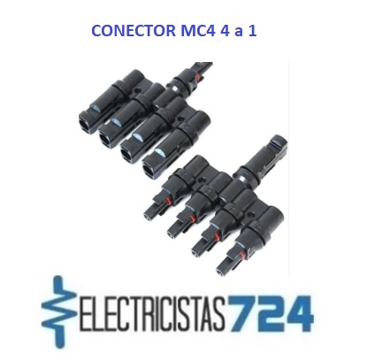 Tenemos disponibilidad para la venta el CONECTOR MC4 4 a 1