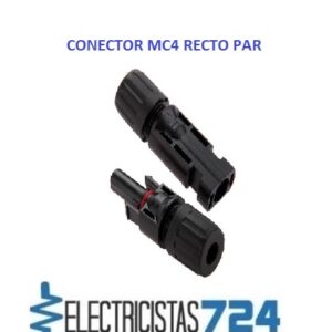 Tenemos disponibilidad para la venta del CONECTOR MC4 RECTO PAR