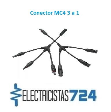 Tenemos disponibilidad para la venta el Conector MC4 3 a 1