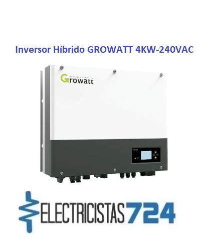 Tenemos disponibilidad para la venta del Growatt 4KW-240VAC